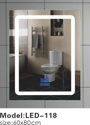 Regelbare Muur 50 X 70 hing Badkamersspiegel Verlichte Energie - besparing 600*800mm
